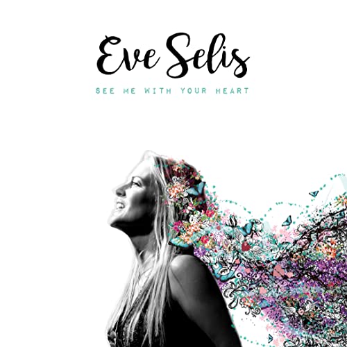 CD cover featuring a woman’s profile with colorful butterfly and floral imagery.