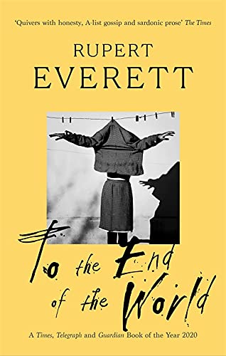 Book cover: black and white photo of a figure with outstretched arms, yellow background.