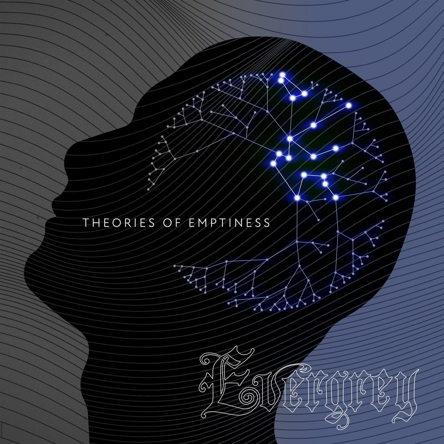 CD cover: Silhouette head with blue, branching neural network design.