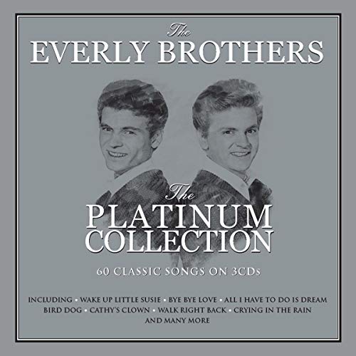 CD cover featuring portraits of Don and Phil Everly, "The Platinum Collection.