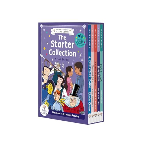 A five-book box set titled The Starter Collection featuring illustrated characters on the cover.