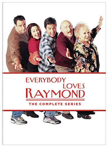 “Everybody Loves Raymond” DVD cover featuring the show’s cast smiling.