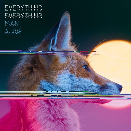 CD cover for “Man Alive” by Everything Everything featuring a fox.