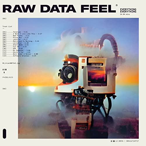 “Raw Data Feel” CD cover featuring a combine harvester in a field.