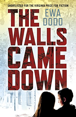 Book cover with large red title and silhouettes of two people.