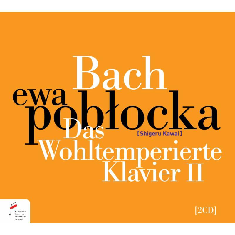 CD cover for Ewa Poblocka performing Bach’s Well-Tempered Clavier II.