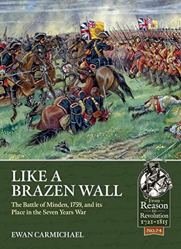 Book cover depicting a chaotic 18th-century cavalry battle scene.