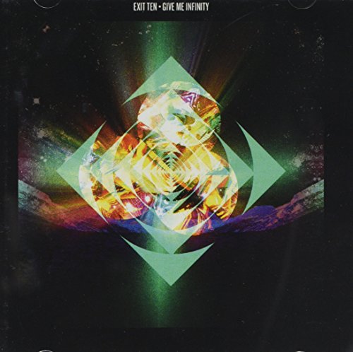 CD cover with abstract diamond shape and colorful, cosmic imagery.