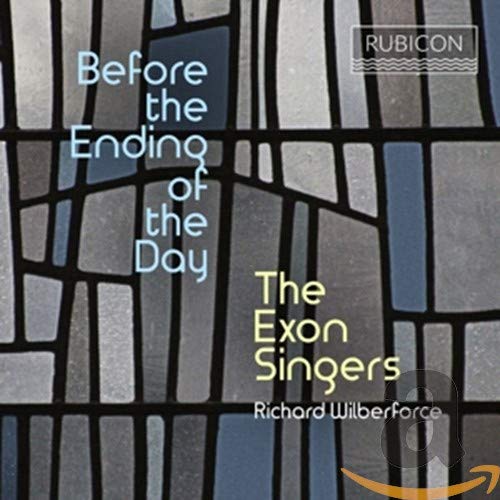 CD cover for "Exon Singers - At The Ending Of The Day" with abstract design.