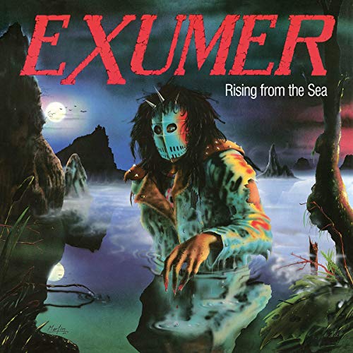 CD cover for Exumer’s “Rising From The Sea” featuring a masked figure.