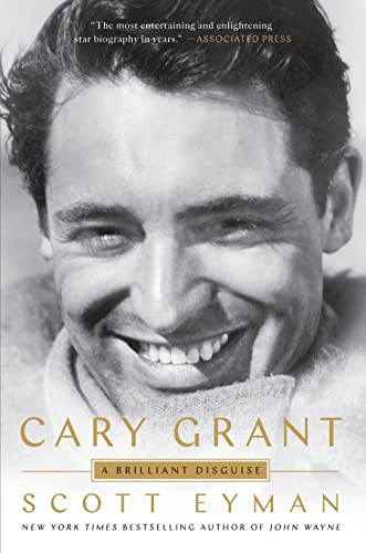 Black and white book cover featuring a smiling portrait of Cary Grant.
