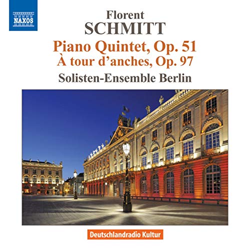 CD cover: Florent Schmitt music with a building image.