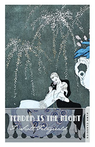 Book cover: couple embracing, art deco design, "Tender is the Night" title.