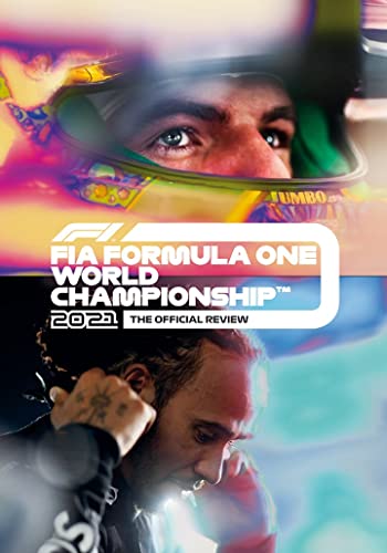 F1 2021 Official Review DVD cover featuring racing drivers’ portraits.