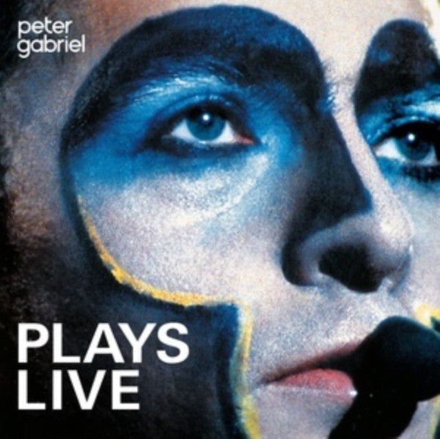 Peter Gabriel album cover: close-up of a face with blue tones.