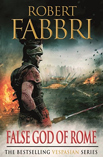 Book cover: Roman soldier in armor, battlefield in smoky background.