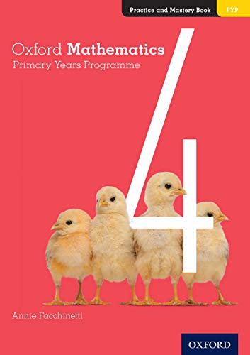Red book cover with chicks and a large white number four.