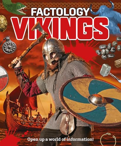 Book cover featuring a Viking warrior with axe and shield.
