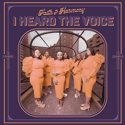 Vinyl album cover featuring a group of women in orange dresses.
