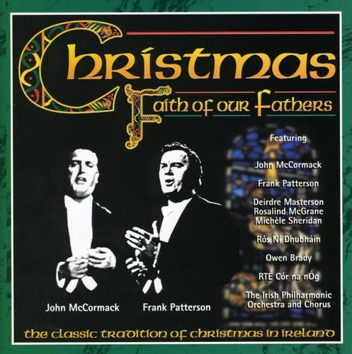 CD cover featuring singers John McCormack and Frank Patterson, with Celtic design.