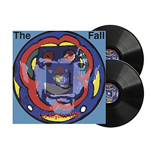 The Fall album cover and two black vinyl records.
