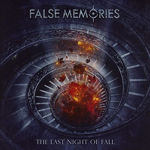 CD cover for "False Memories - The Last Night Of Fall" with spiral staircase.