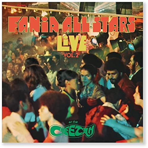 Fania All Stars album cover depicting a crowded nightclub scene.