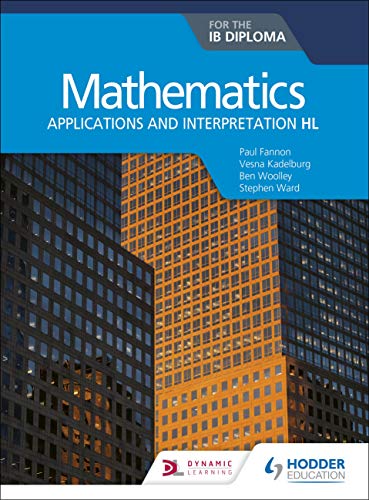 Textbook cover for IB Diploma Mathematics: Applications and Interpretation HL.