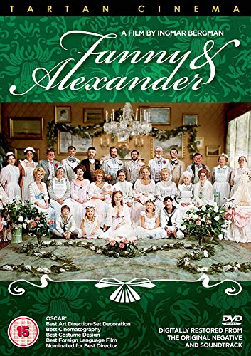 DVD cover showing a large cast of people in period clothing at an indoor celebration.