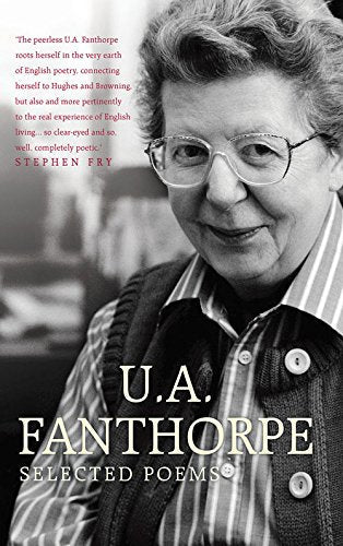 Book cover featuring a portrait of poet U.A. Fanthorpe, titled "Selected Poems".