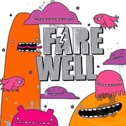 CD cover with cartoon monsters and the band name "Farewell" in grey.