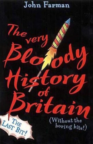Book cover: “The Very Bloody History of Britain, 2” with a firework.