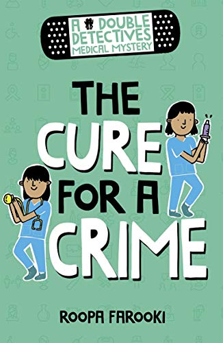Book cover featuring two cartoon nurses on a light green background with medical icons.