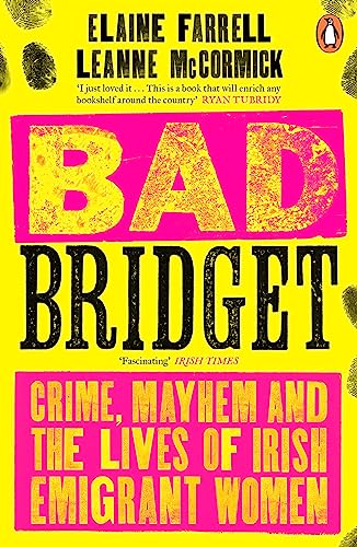 Yellow book cover with bold black and red text: "Bad Bridget.