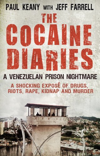 Book cover with bold red title and image of a prison guard tower.