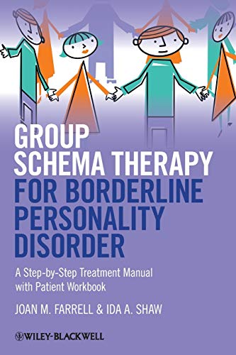 Book cover with illustrated figures holding hands, titled “Group Schema Therapy.”