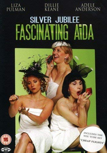 DVD cover featuring three women in white wraps and hats.