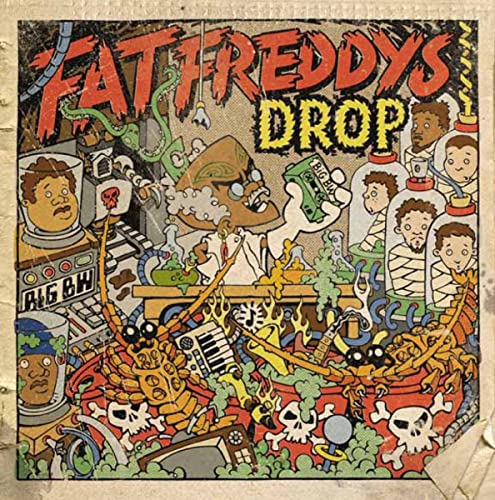 CD cover art: colorful, detailed illustration of people and machines.