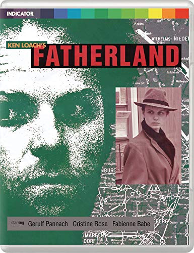 Fatherland" Blu-ray cover with distressed portraits and a map background.