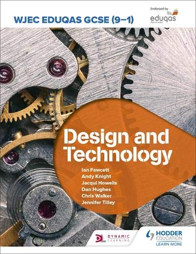 Textbook cover for WJEC Eduqas GCSE Design and Technology.
