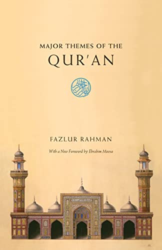 Book cover: “Major Themes of the Quran” with mosque illustration.