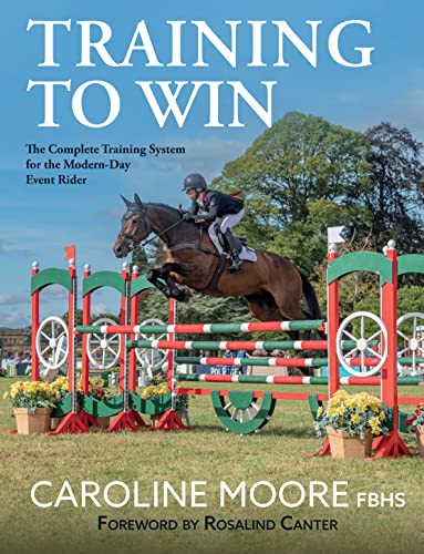 Book cover featuring an event rider jumping a colorful obstacle course.