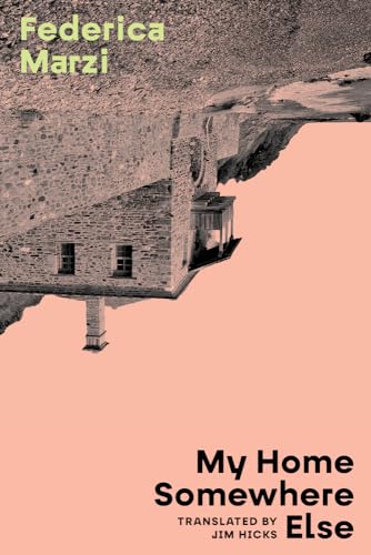Book cover with a stone house seemingly suspended in the air.