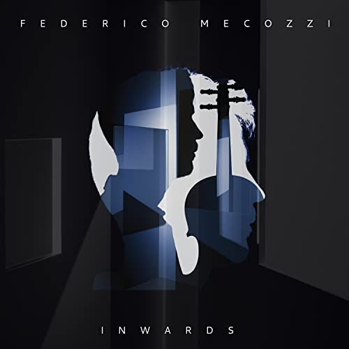 CD cover for Federico Mecozzi’s “Inwards” featuring abstract facial portrait.