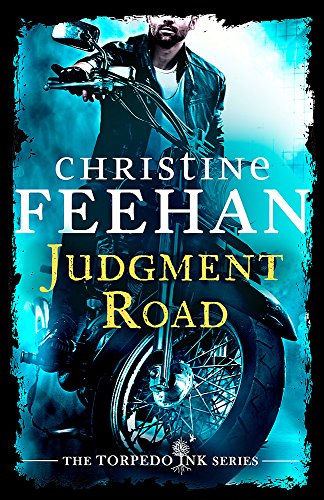 Book cover: man on motorcycle, teal and black distressed background.
