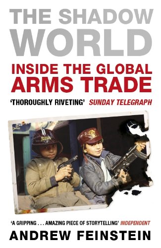 Book cover: “The Shadow World,” showing soldiers and torn paper.