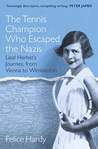 Book cover featuring a vintage portrait of a woman with a tennis racket.
