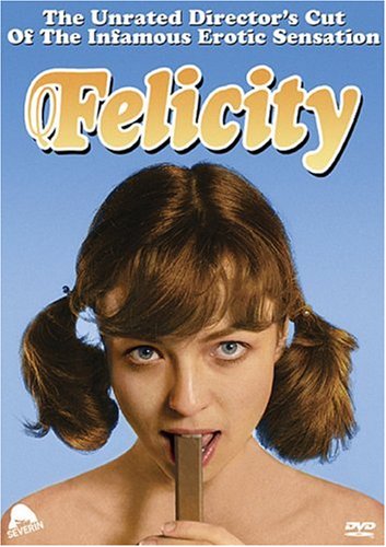 DVD cover for "Felicity" featuring a young woman with pigtails.