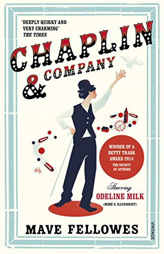 Book cover for “Chaplin & Company” featuring a mime and red accents.