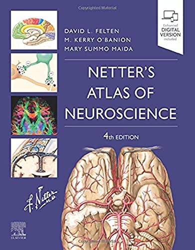 Cover of "Netter's Atlas of Neuroscience," 4th edition, showing brain illustrations.